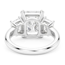 New 10 Carat Radiant Natural Earth Mined Diamond Ring