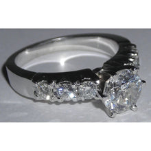 New Engagement Ring 1.61 Ct Real Diamond White Gold 14K