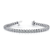 New Natural Diamond Tennis Bracelet Prong Set 6.75 Carat White Gold 14K
