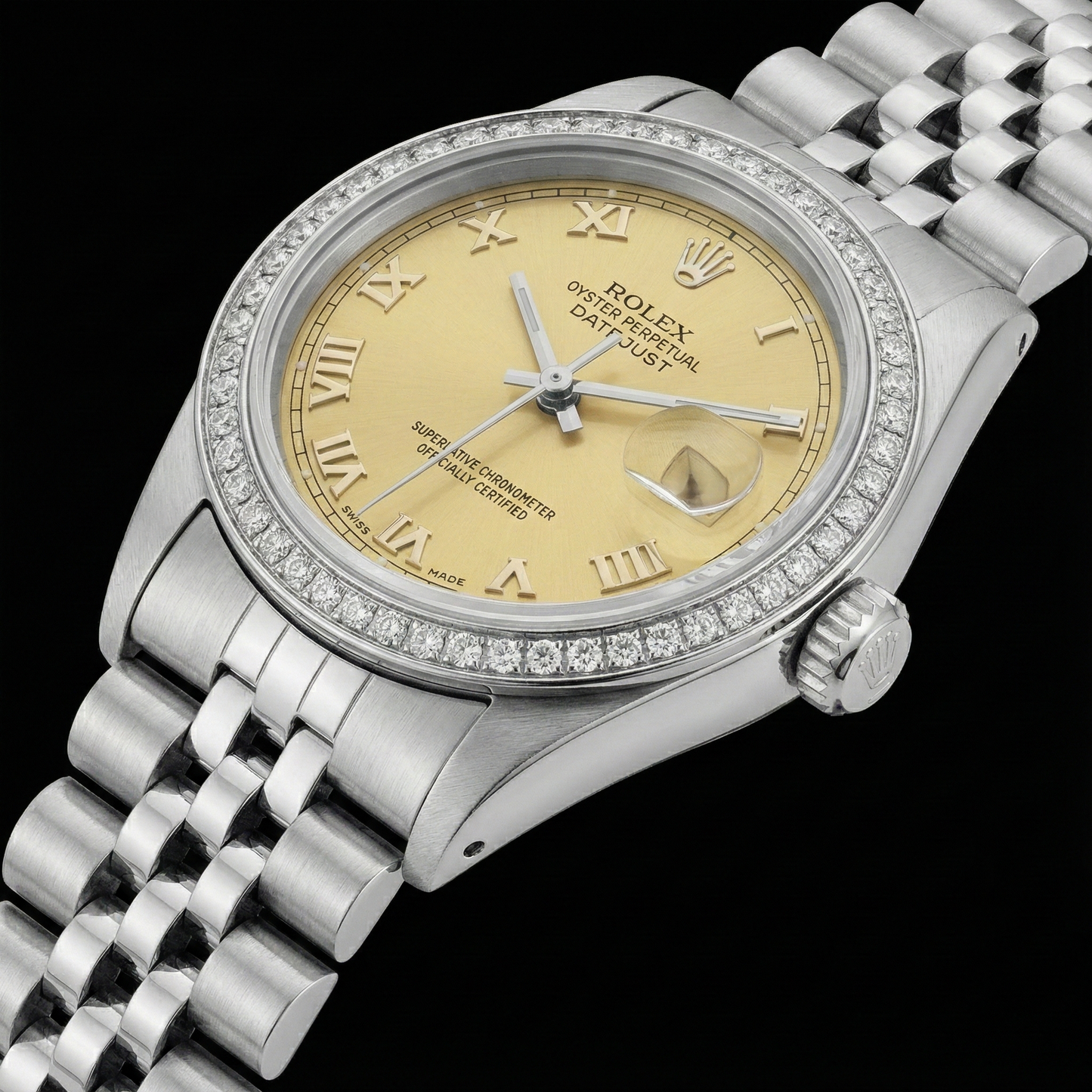 New Roman Dial Date Just Watch Ss Jubilee Bracelet Rolex