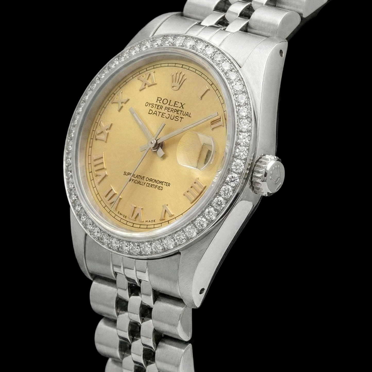 New Roman Dial Date Just Watch Ss Jubilee Bracelet Rolex