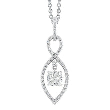 Old Miner Cushion Real Diamond Pendant 3.50 Carats Prong Set Twisted Shank