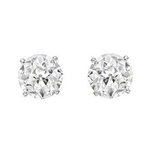 Old Miner Real Diamond Stud Earring 1.60 Ct. White Gold 14K