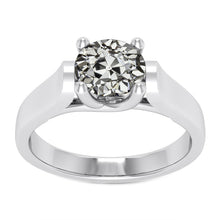 Natural Diamond Single Stone Ring 2.50 ct 14K White Gold – main view