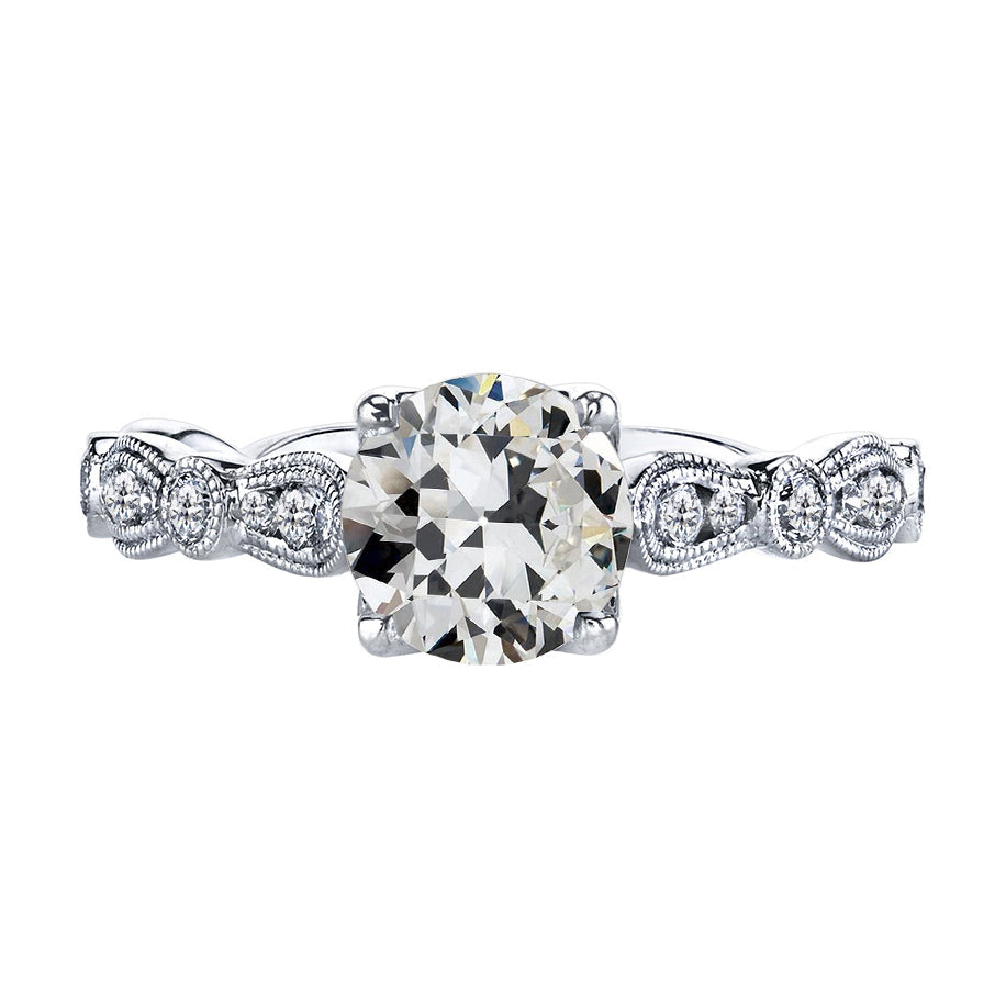 Real Fine Diamond Bridal Ring 2.50 ct 14K White Gold – main view