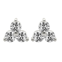 Real Brilliant Diamond Stud Earrings – main view