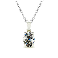 Real Fine Diamond Pendant 1.50 ct – 14 Karat White Gold