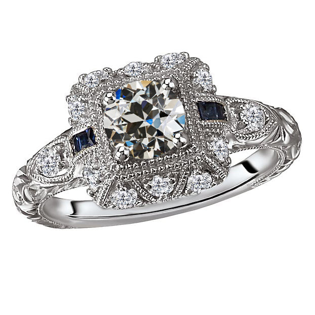 Dazzling Fine Diamond Bridal Ring 1 ct – main view