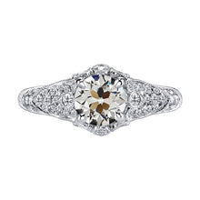 Natural Diamond Anniversary Ring 3 ct 14K White Gold – main view