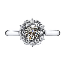 Natural Fine Diamond Proposal Ring 1.50 ct 14K White Gold – main view