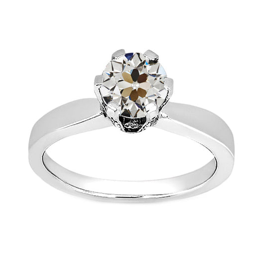 Genuine Diamond Solitaire Ring – main view