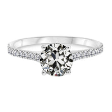 Artisan Solitaire Ring with Accents 2 ct – main view