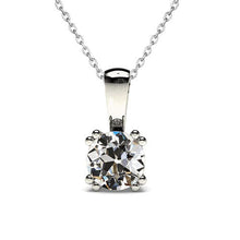 Diamond Pendant 1-ct 14 Karat White Gold – main view
