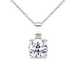 Antique European Brilliant Diamond Pendant Necklace 1.50 ct – 14