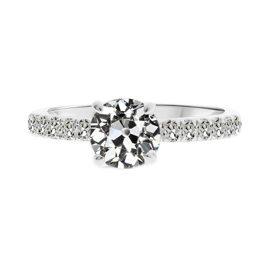 Designer Accent Solitaire Ring 1 ct – main view