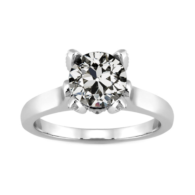 Custom Solitaire Ring 2 ct – main view