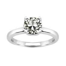 Natural Brilliant Diamond Single Stone Ring – main view