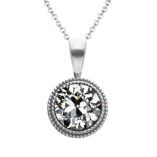 Pendant 14 Karat White Gold with Diamond – main view