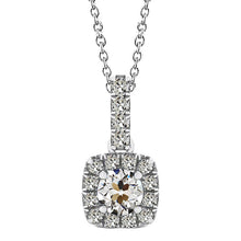 Antique Cushion Diamond ring in 14K White Gold – main view