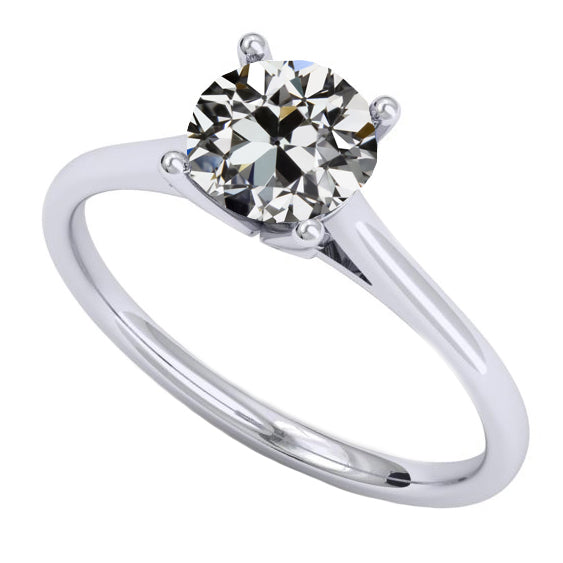 Genuine Brilliant Diamond Solitaire Ring – main view