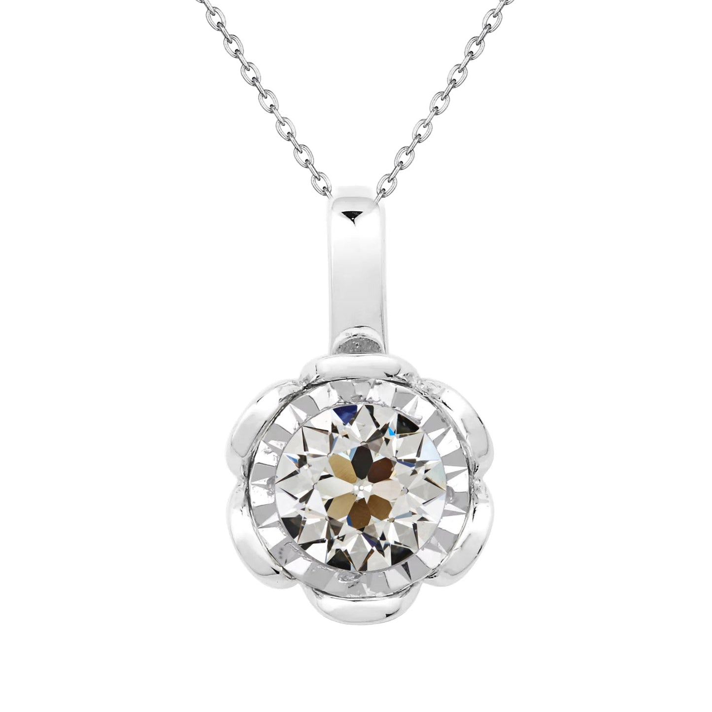 Genuine Diamond Drop Pendant – main view
