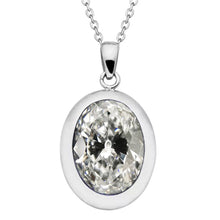 Natural Brilliant Diamond Drop Pendant 4.50 ct 14 Karat White Gold – main view