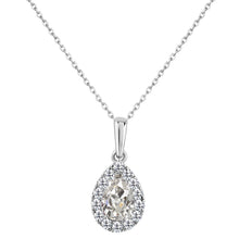 Fine Diamond Drop Pendant 2.50-ct 14K White Gold – main view