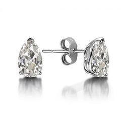 Brilliant Diamond Earrings 1 ct G/VS1 – 14K White Gold