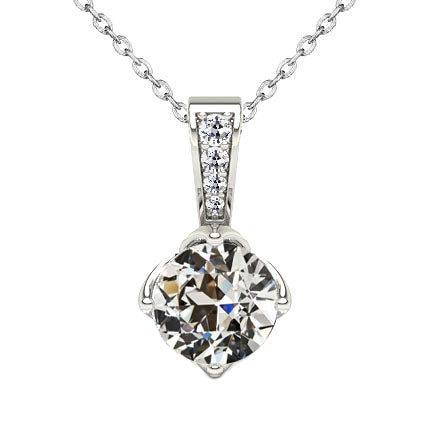 Authentic Fine Diamond Pendant – main view