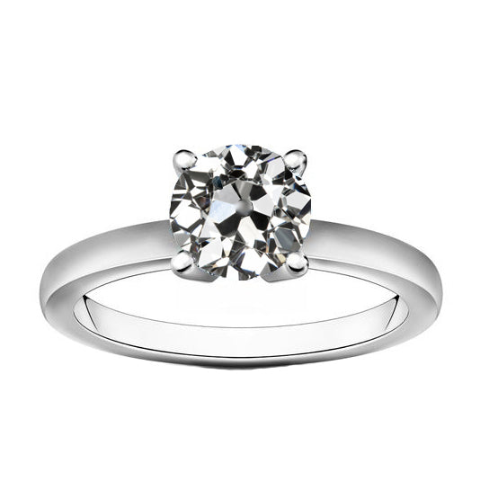 Luxury Brilliant Diamond Solitaire Engagement Ring 2 ct – main view