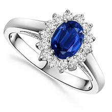 Oval Cut Burmese Sapphire Ring