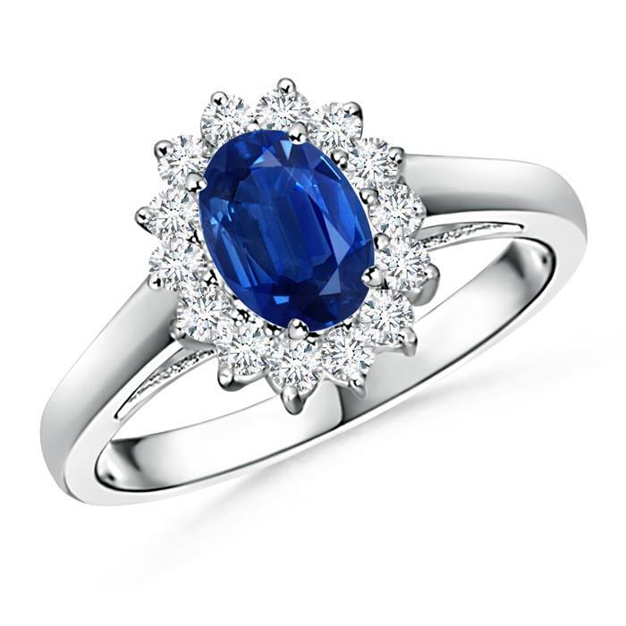 Oval Cut Burmese Sapphire Ring