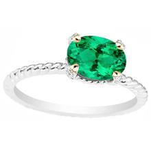 Brilliant Colombian Emerald Precious Stone Ring 2 ct – angle view