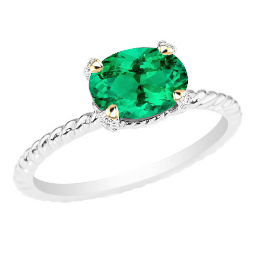Brilliant Precious Stone Ring 2 ct – main view