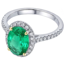 Refined Gemstone Ring 3.50 ct – profile view