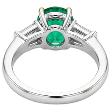 Elegant Colored Stone Ring 3.50 ct – top view