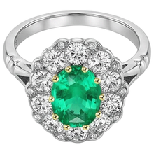 Dazzling Gemstone Ring 2 ct – angle view