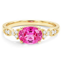 Oval Kunzite With Round Natural Earth Mined Diamonds 20.50 Carats Wedding Ring Gold 14K