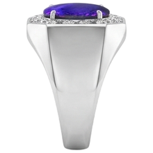 Oval Lightning Opal Men's Natural Earth Mined Diamond Ring Gold Jewellery
