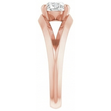Oval Old Mine Cut Natural Earth Mined Diamond Solitaire Ring Split Shank 3 Carats