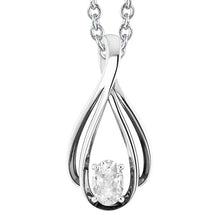 Oval Old Miner Real Diamond Jewelry Pendant 1 Carat White Gold 14K