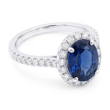 Oval Sapphire Engagement Ring For Women