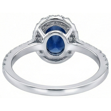 Oval Sapphire Engagement Ring For Women