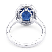 Oval Sapphire Engagement Ring For Women