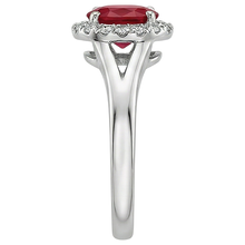 Oval Shape Red Ruby Natural Earth Mined DIAMOND ( NOT LAB GROWN ) Ring 1.20 Carats White Gold 14K