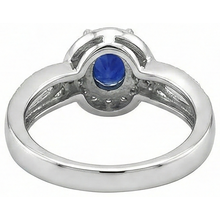 Oval Tanzanite And Round Natural Earth Mined DIAMOND ( NOT LAB GROWN )s 2.50 Carats Wedding Ring Gold 14K