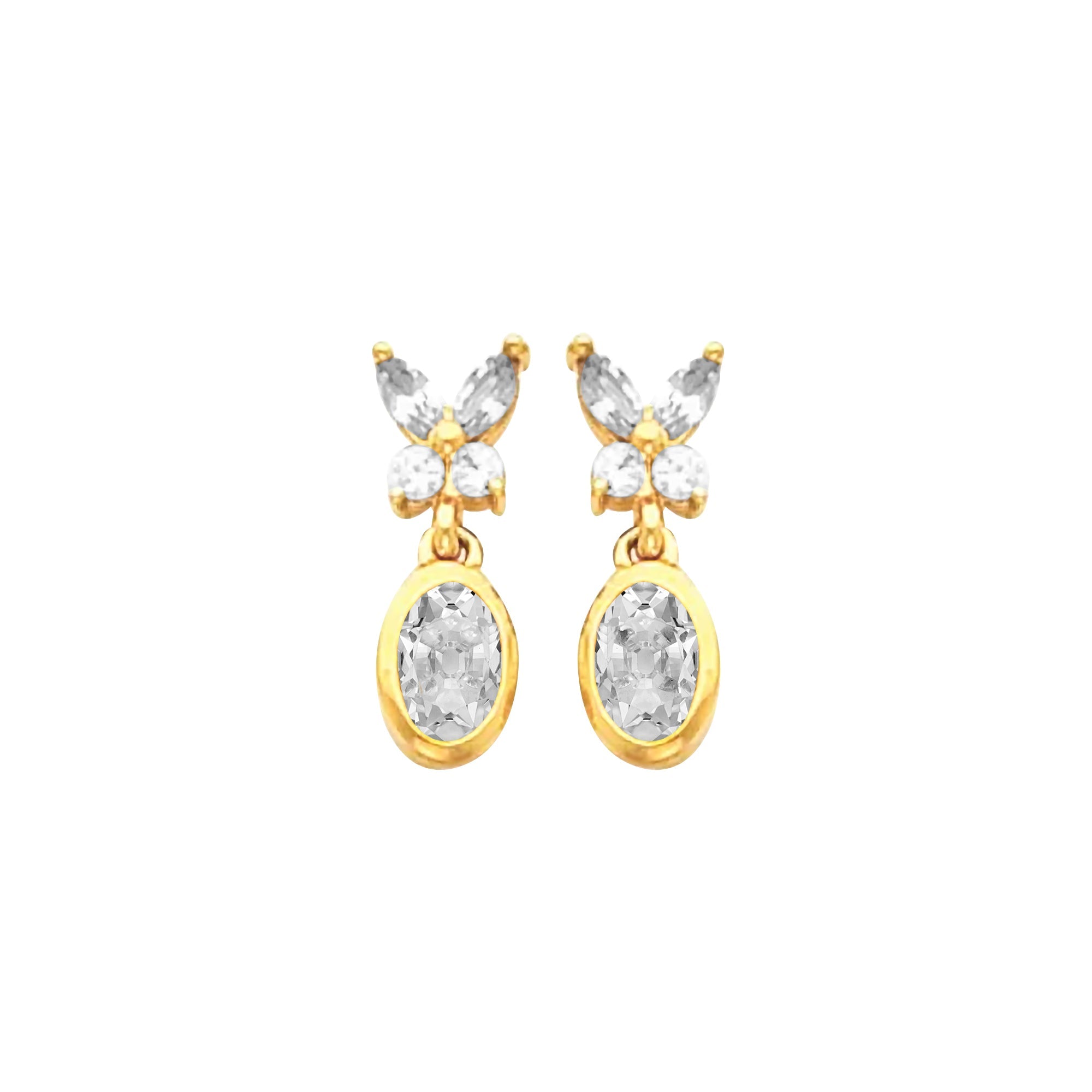 High-End Diamond Drop Earrings 3 ct – main view