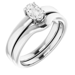 Luxury Diamond Engagement Ring – 2.50 ct 14K White Gold