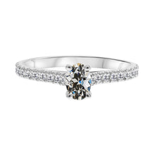 High-End Brilliant Diamond Accent Solitaire Ring 2 ct – main view