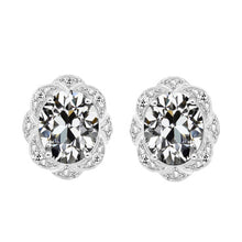 Genuine Fine Diamond Drop Earrings 1.50 ct 14 Karat White Gold – main view